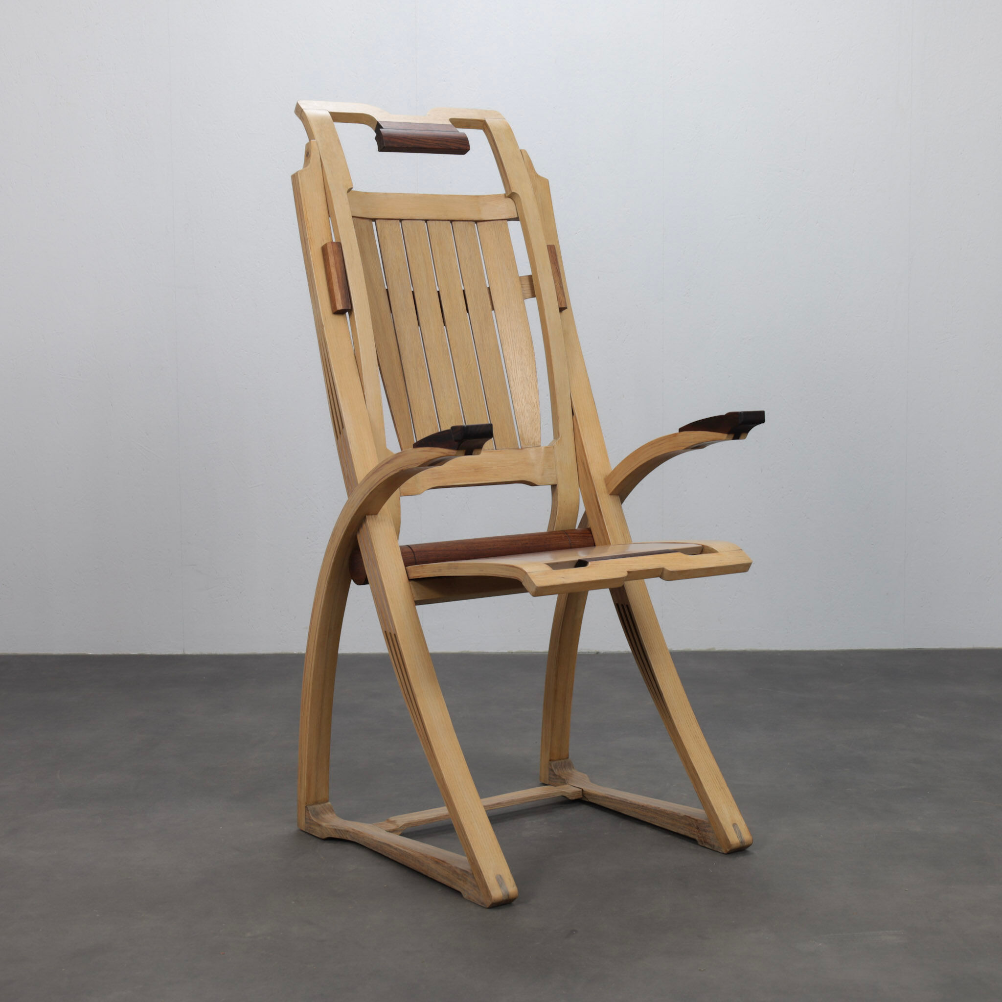 Chaise prototype “Rolsa” par J. Limperg, Pays-Bas, années 1960.