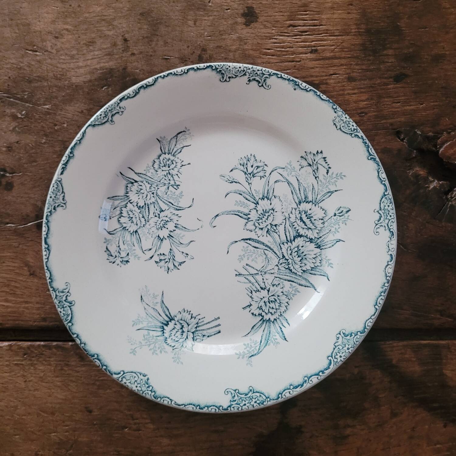 Assiette ancienne Terre de Fer – Clairefontaine – Léon Graves – décor