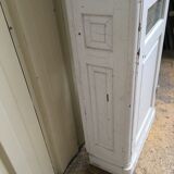 fire post cabinet of the old French bank in oak