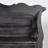 Banc ancien en pin, années 1900
