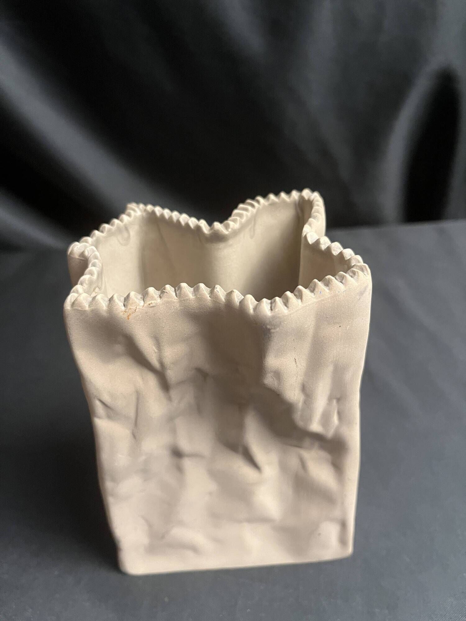 Rosenthal paper bag vase by Tapio Wirkkala, 1970s