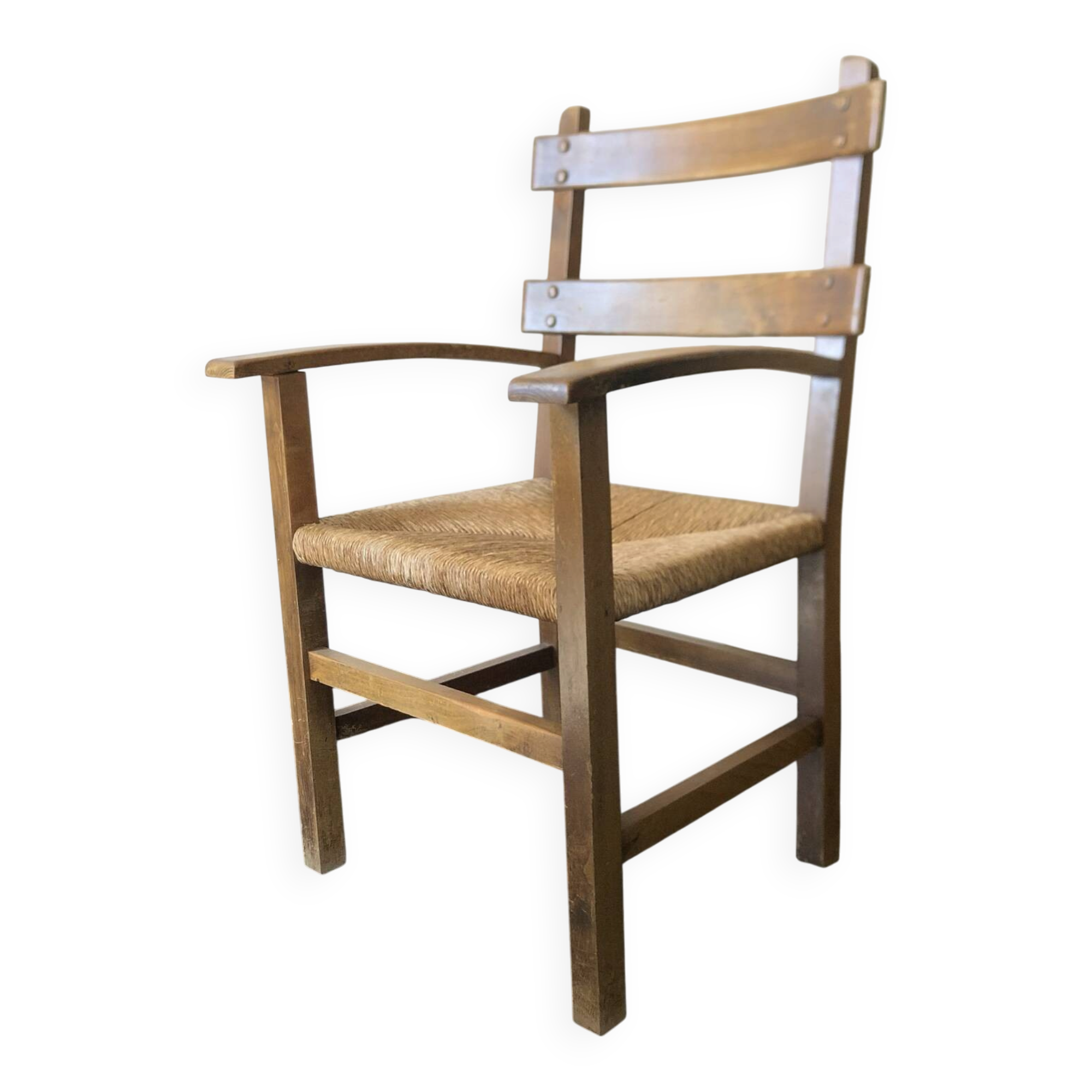 Fauteuil brutaliste espagnol circa 1960