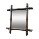 small vintage mirror mirror Faux bamboo French Mirror 1920s