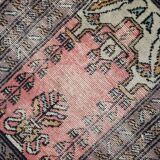 Tapis de Prière Vintage Bukhara en Laine, Années 1950, Pièce Authentique