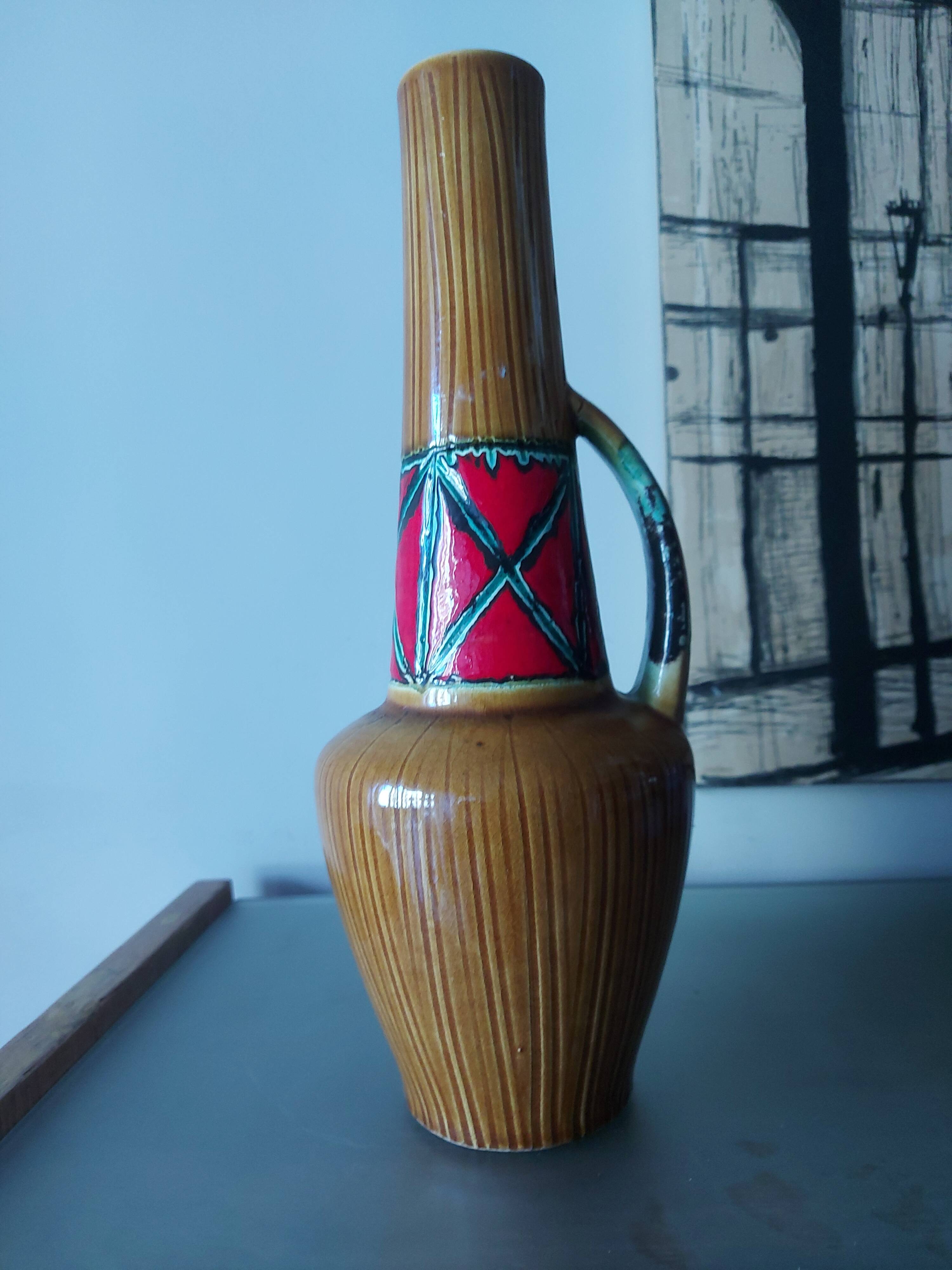 Ceramic vase 50's, 60's