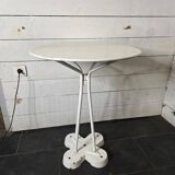 Table de jardin en fer et pied en fonte