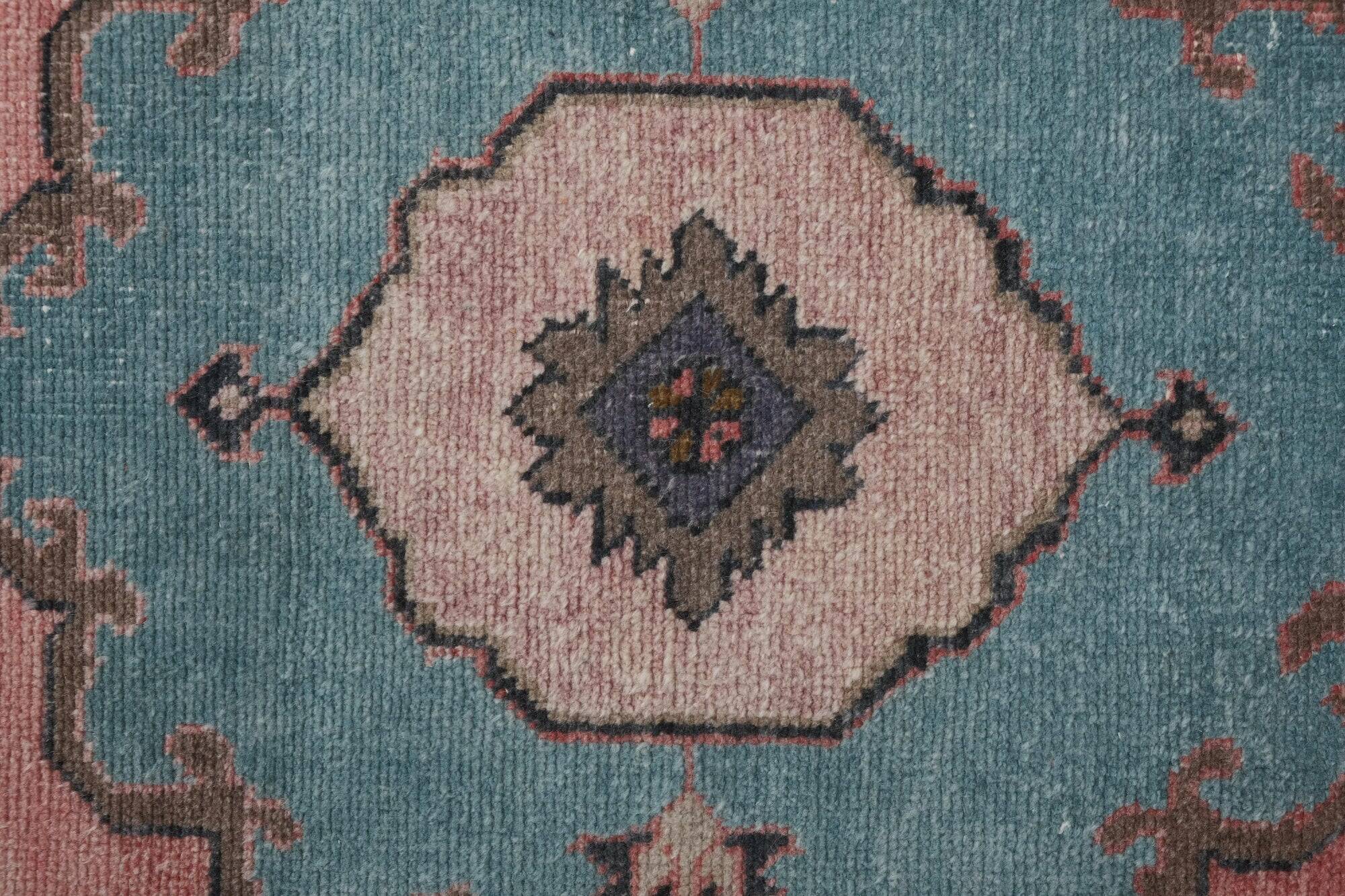 Vintage Turkish hallway rug 86x780 cm