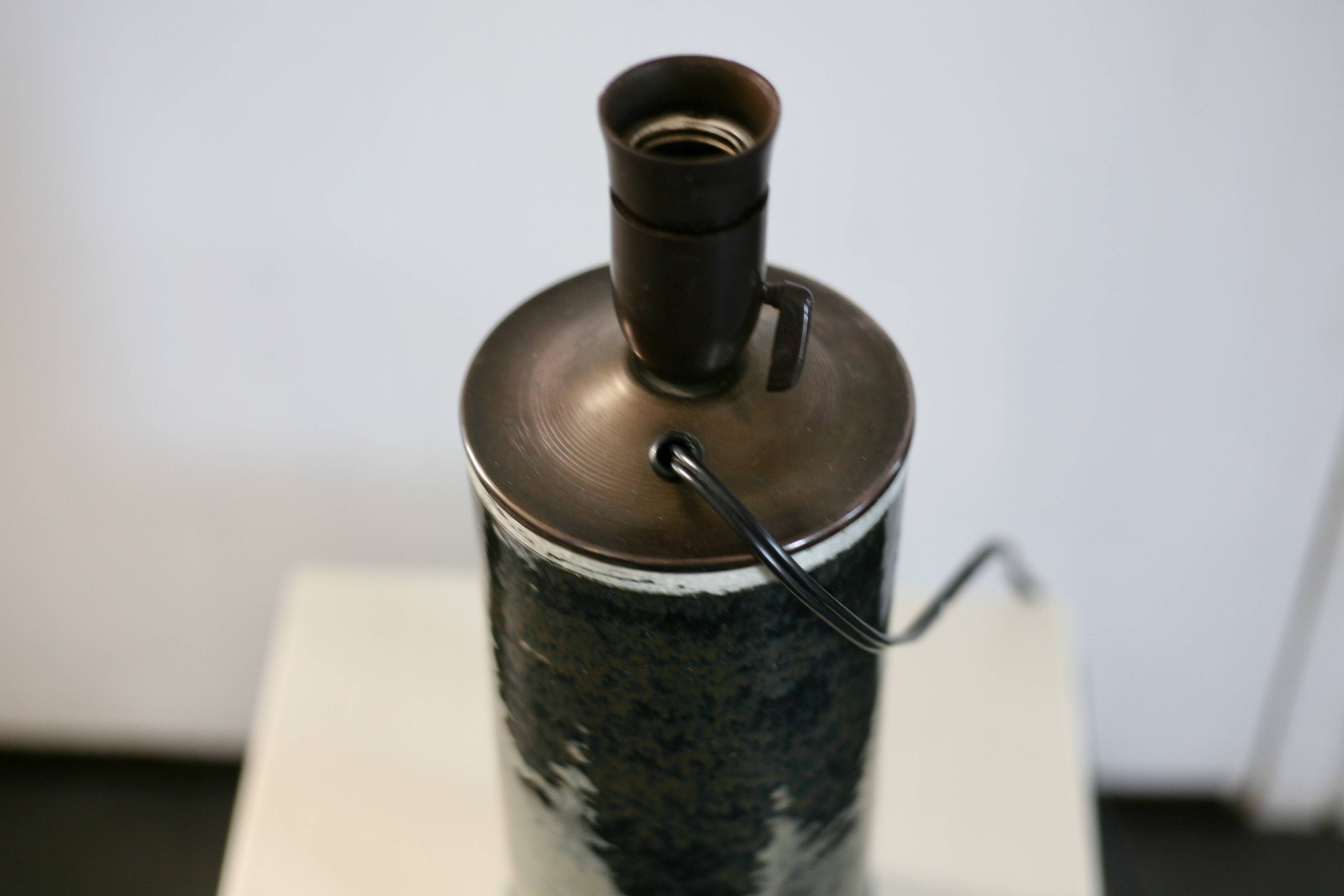 Ceramic lamp by Sylvia Leuchovius, Rorstrand, Sweden, 1970s