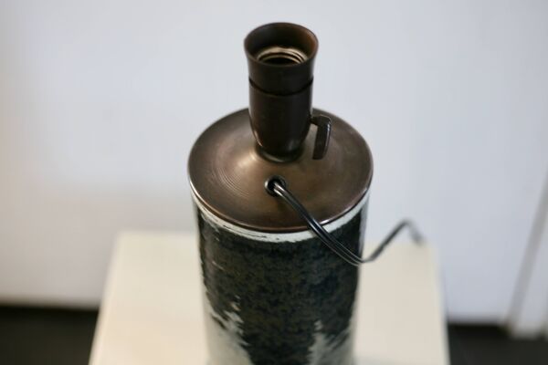 Pied de lampe en céramique de Sylvia Leuchovius, Rorstrand, Suède, années 70