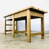 French old beech bakery table