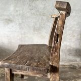 Grande chaise ou fauteuil en teck ancien H84 L60