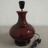 Charolles earthenware lamp foot