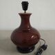 Charolles earthenware lamp foot