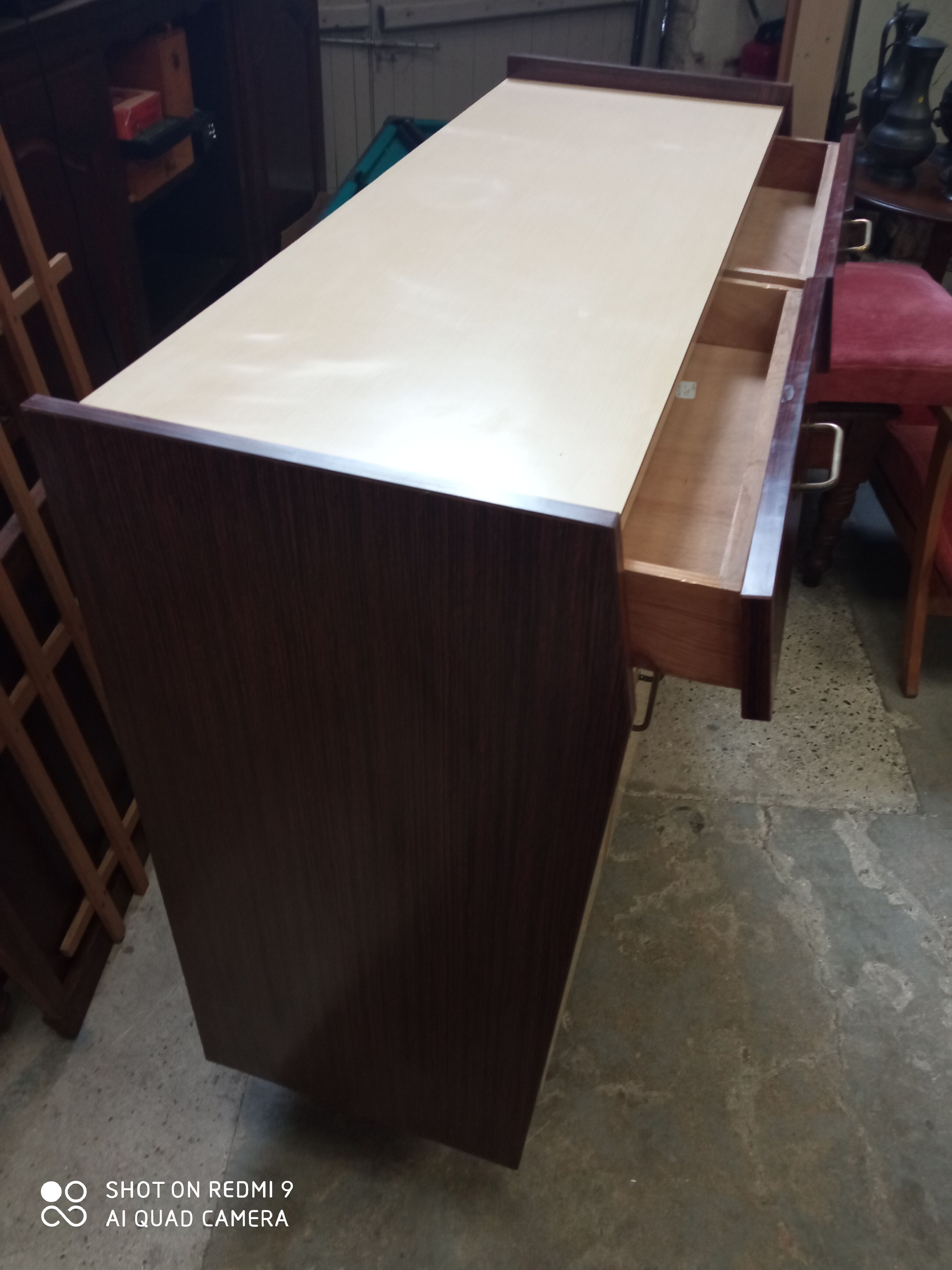 Low formica buffet from the 50s