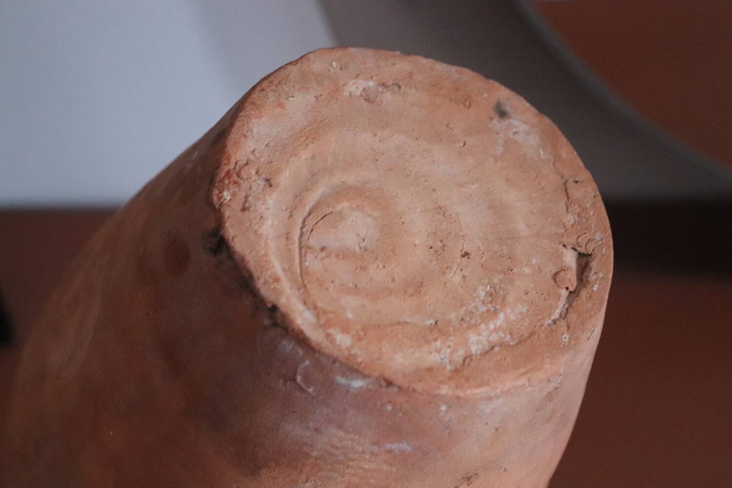 Ancient terracotta cradle