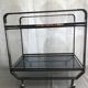Dessert or metal and wood rolling bar 1970
