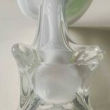 Vase Soliflore Fleur d Arum Design en verre d Art soufflé Murano/Jack in the Pulpit. Haut 20 cm