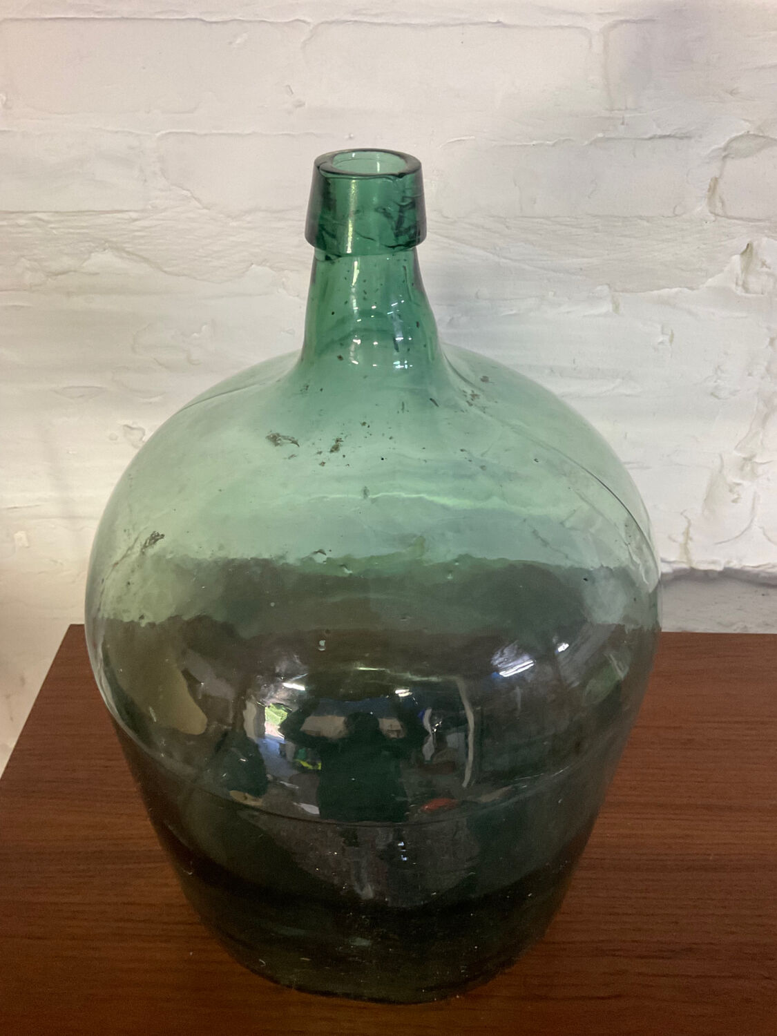 Lady Jeanne old glass paste bottle from the 50s