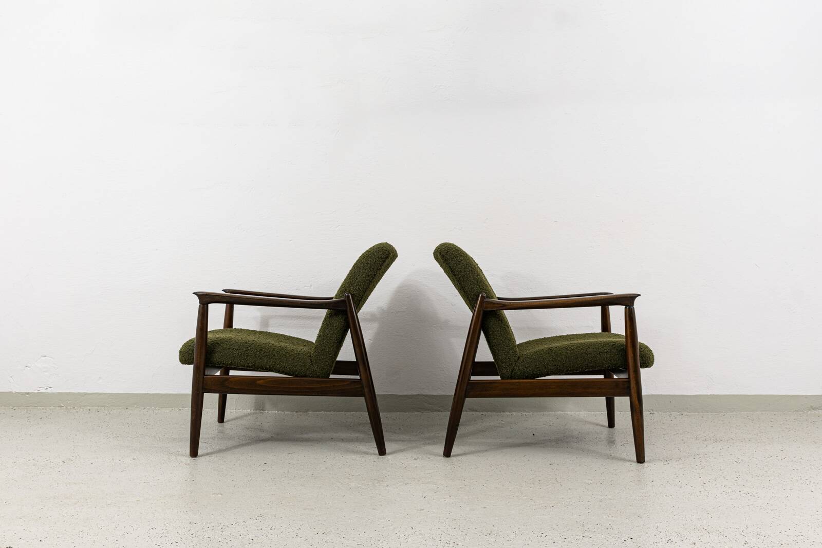 Pair Of Vintage Armchairs By Edmund Homa, Poland, 1960s