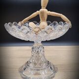 Standing crystal dish