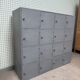 Large patinated locker cabinet (renovated)