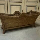 Large painted wooden planter, 19th century