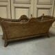 Large painted wooden planter, 19th century