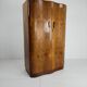 Superb English Art Deco wardrobe in burr walnut – 1930s