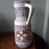 Vintage Germany vase with floral decoration