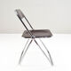 Plia folding chairs by Giancarlo Piretti to Castelli Italy 60s