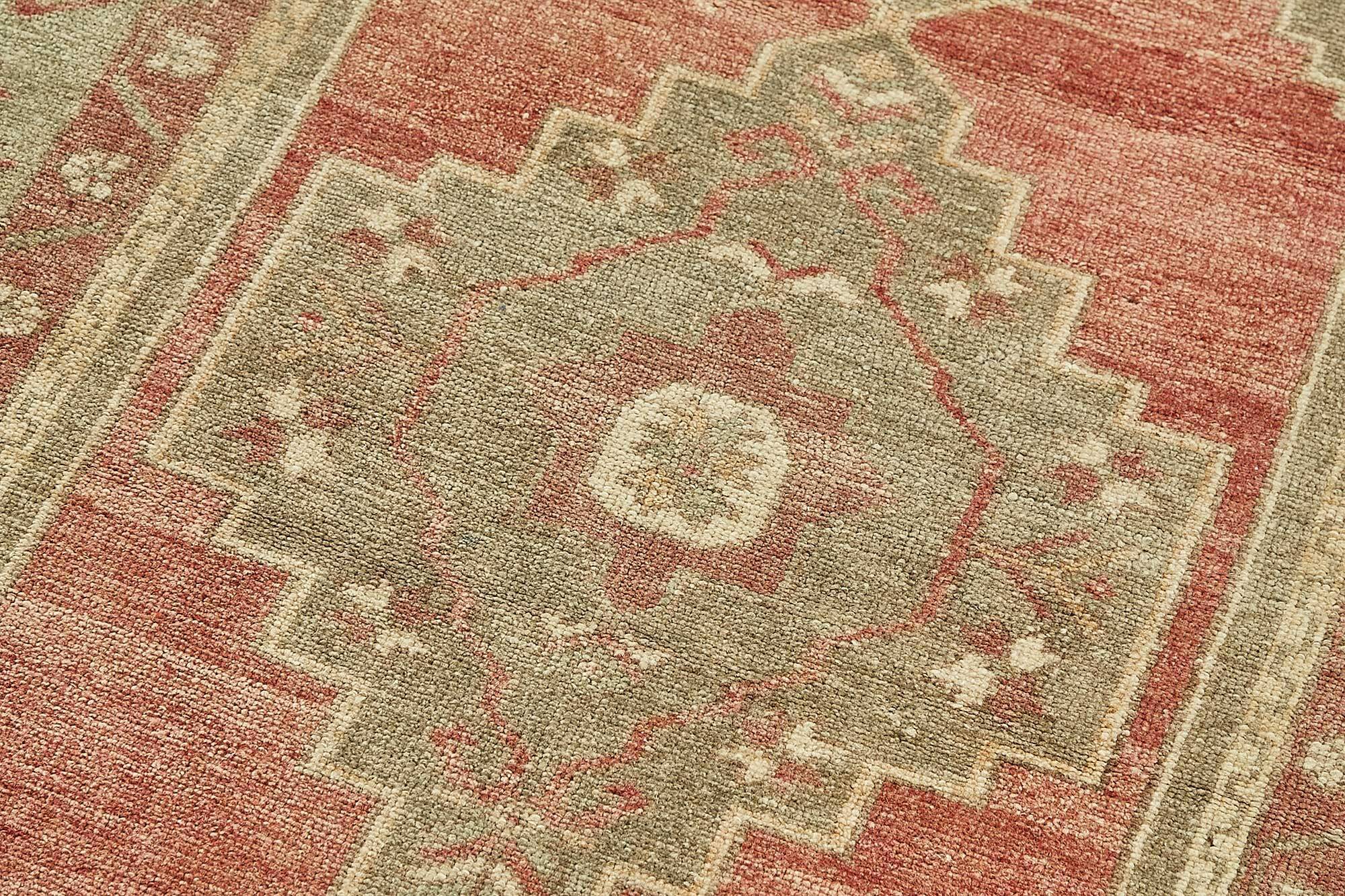 Turkish Vintage Anatolian Rug 106 cm x 193 cm