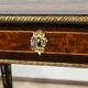 Small Living Room Table in Rosewood and Amboyna Burl, Louis XVI style, Napoleon III period – Mili