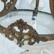 Art Nouveau chandelier in brass and bronze