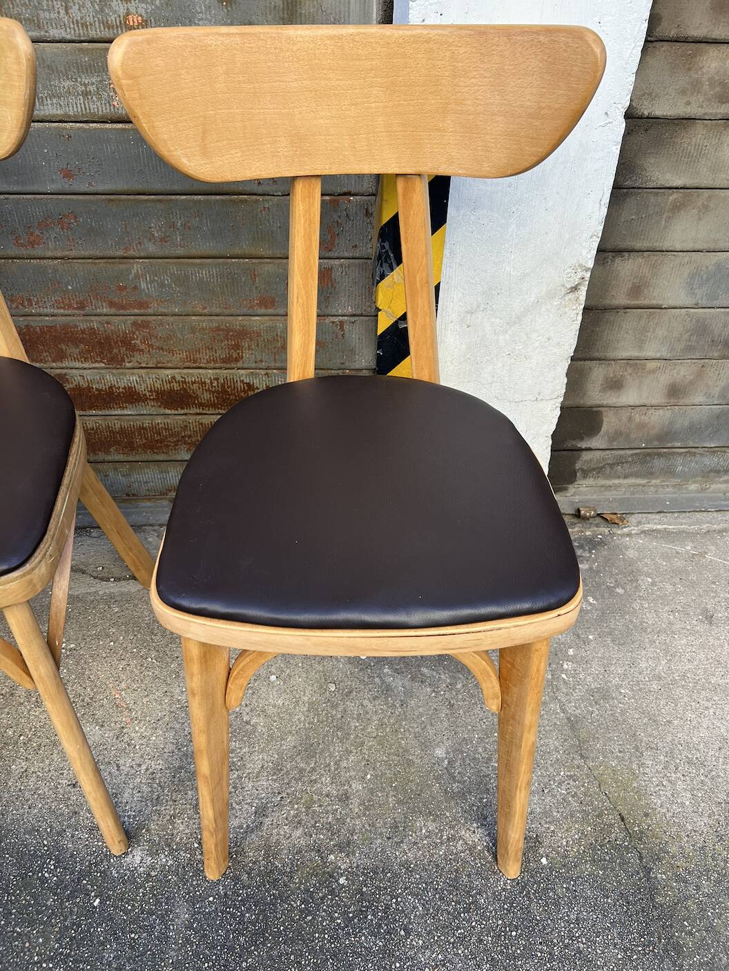 6 chairs model Banane stamped Lutherma 5 chairs model Banane stamped