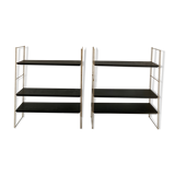 Set 2 shelves vintage thong 6 trays