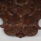 Antique wooden wall mounted carved console, France ca. 1850