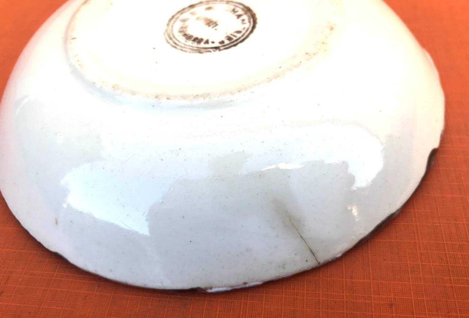 RLM Chantrier enamelled ceramic pocket emptier (Île d'Oléron)