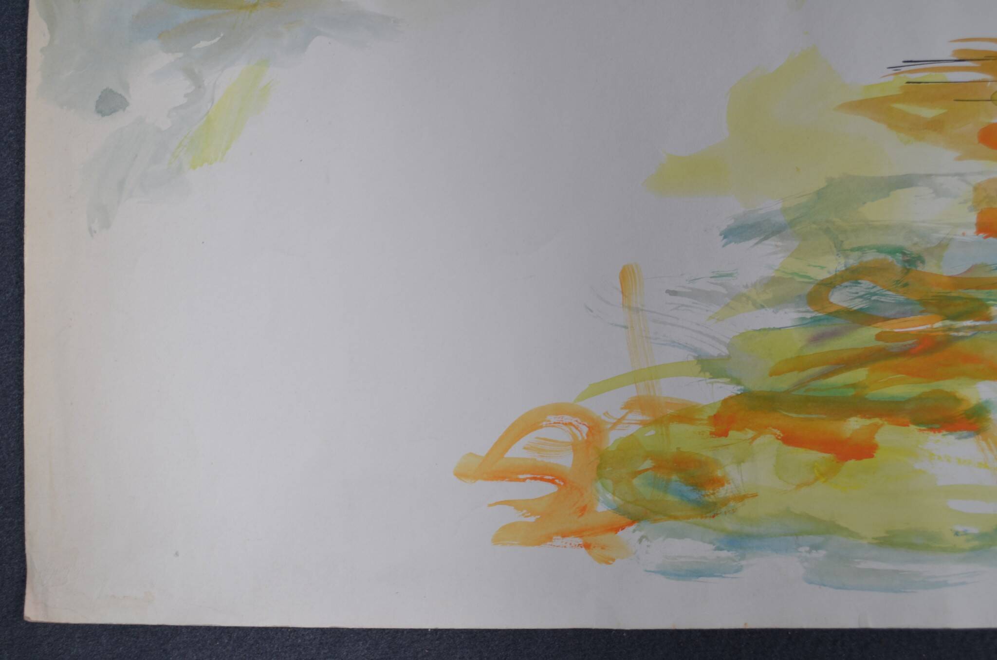 Alain Desormeaux (1931-2010) "The Riders" 1971 Oil on strong paper, signed and dated