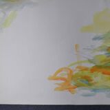 Alain Desormeaux (1931-2010) "The Riders" 1971 Oil on strong paper, signed and dated