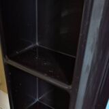 Prisunic brown plastic wall shelf