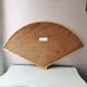 Vintage golden wooden mirror, '80s, Hollywood Regency