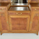 Buffet art nouveau en chêne et loupe, modèle au platane, vers 1910