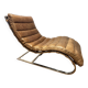 LC4 chaise longue style – patinated camel leather