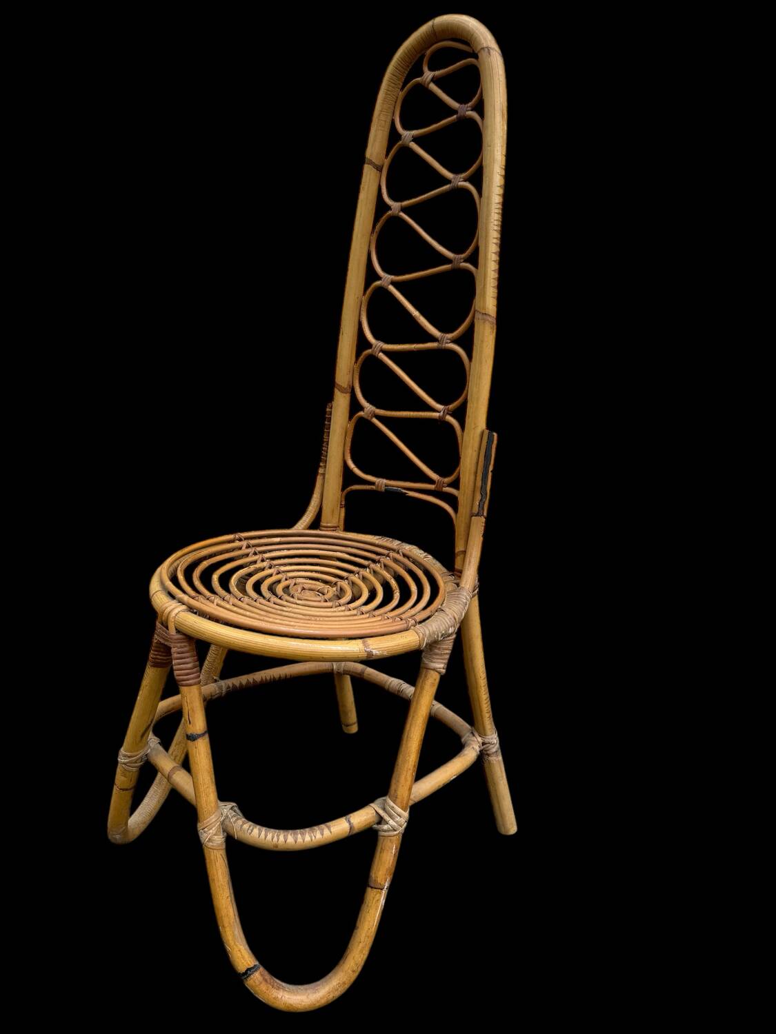 Bamboo Chairs by Dirk Van Sliedrecht for Rohe Noordwolde, 1960.Set of 3