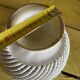 Mid-century woven ceramic basket / empty pocket, diameter 19 cm