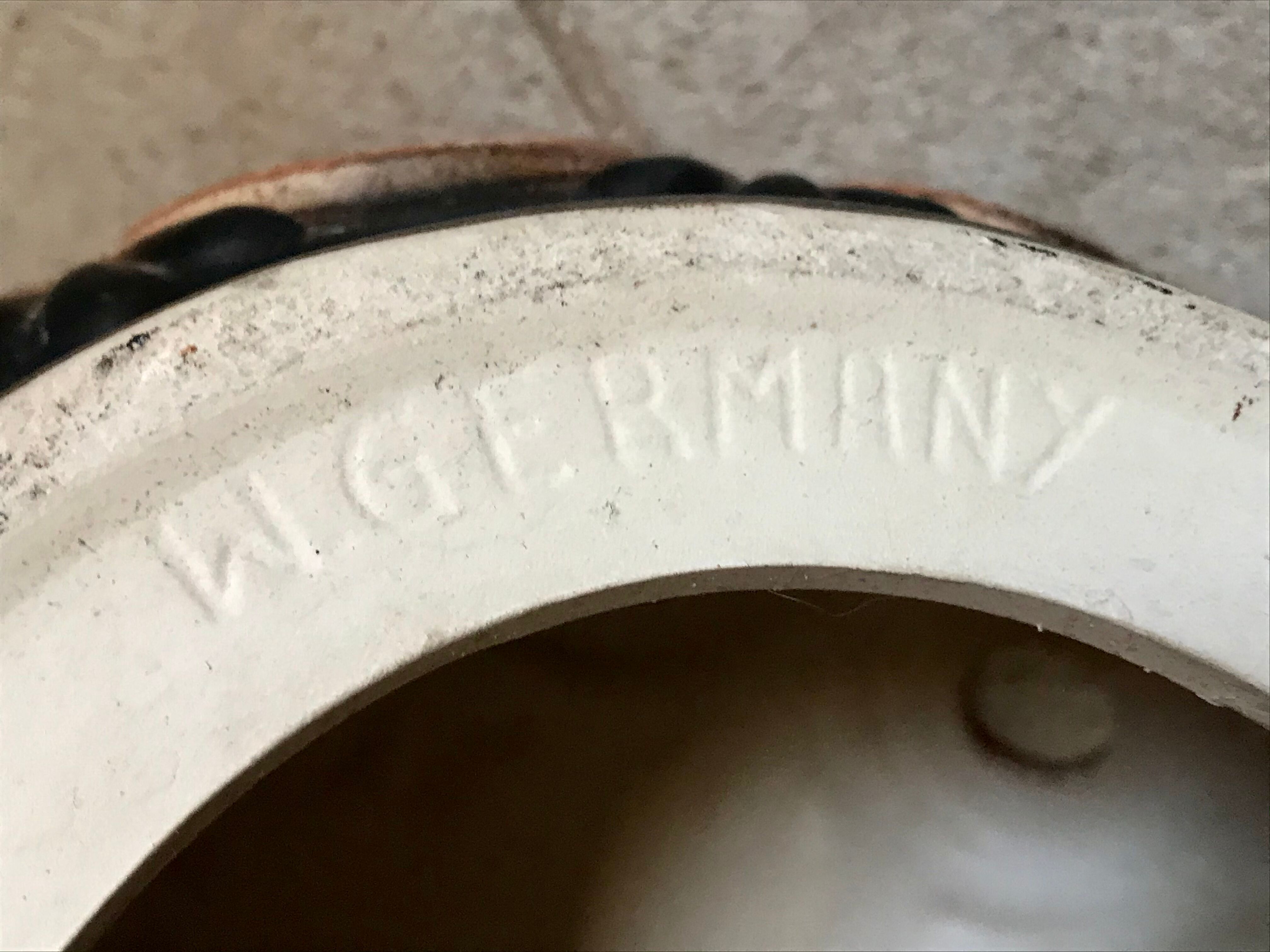 Vintage West Germany ceramic lamp