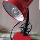 Retro red desk lamp