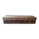 Petit meuble de métier en bois