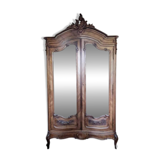 Armoire penderie louis XV