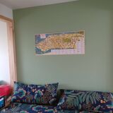 Pictorial map of New York 1950's